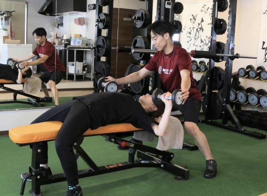 パーソナルジムでのトレーナー経験