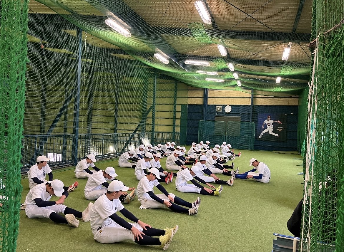 中学硬式野球チームのトレーナーサポート